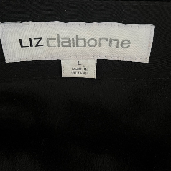 Liz Claiborne Black Winter  Jacket removable hoodie With fur lining - Picture 4 of 7
